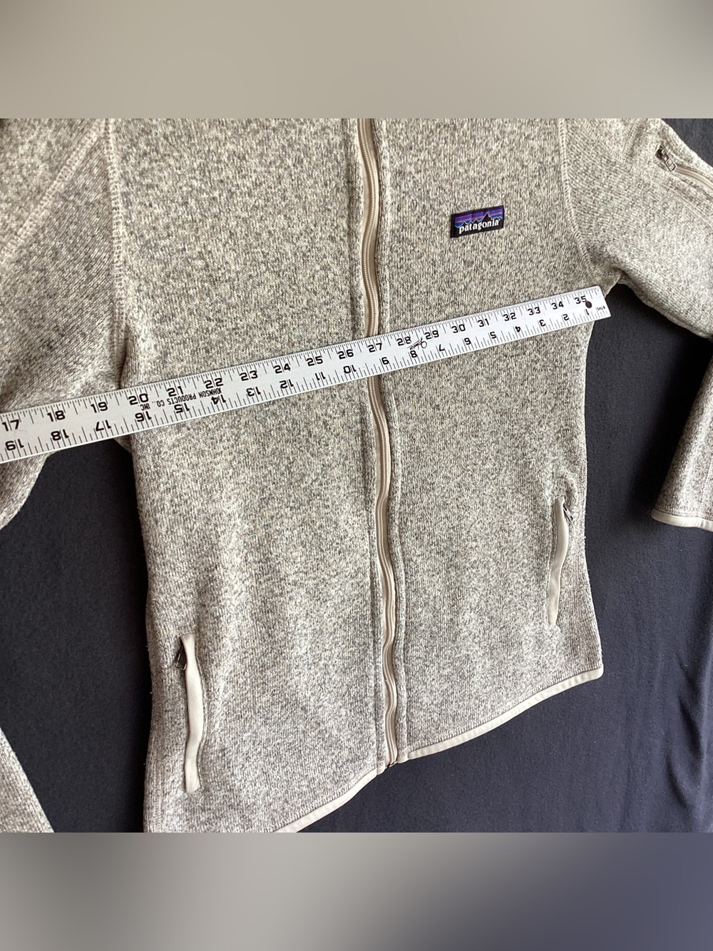 Vintage Patagonia better sweater zip up jacket missing zipper part - Picture 9 of 12